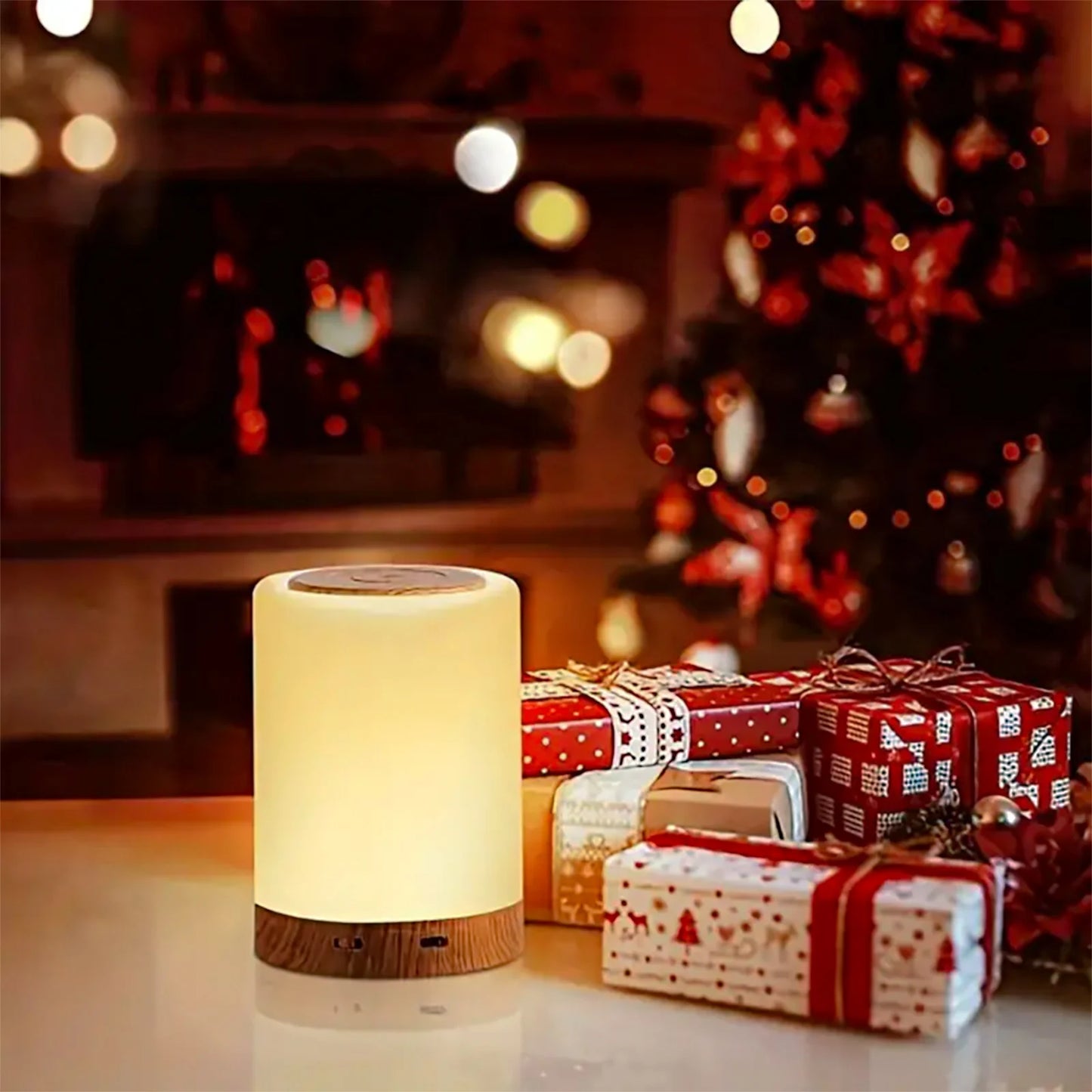 Inteligentna Lampka Nocna LED – Dotykowa, Przenośna, Ładowana przez USB